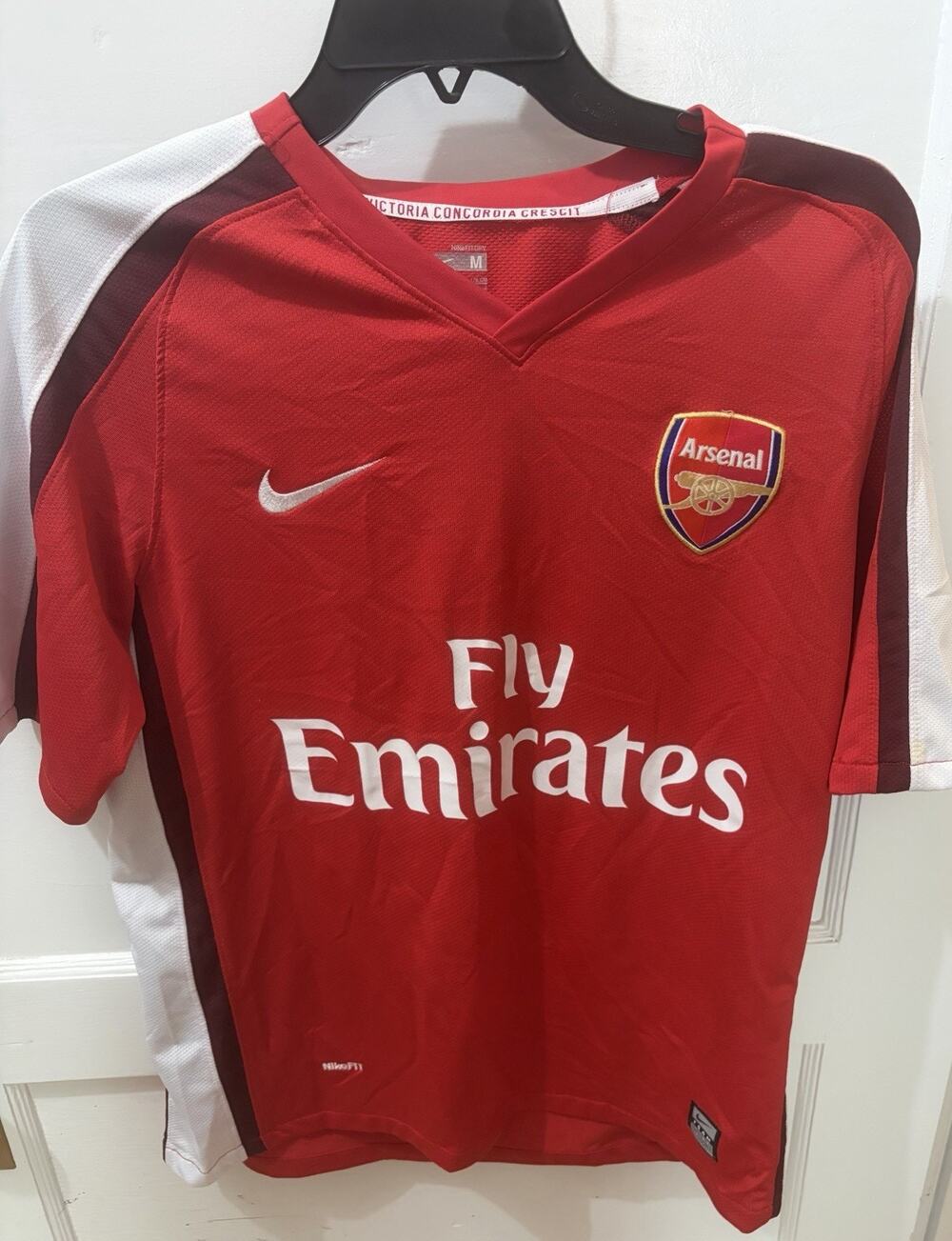 U-16 Arsenal London 2008/10 Home Football Shirt Nike Soccer Jersey Size Medium
